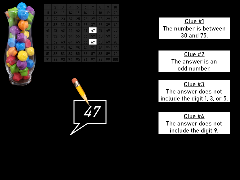 The Esti-Mystery Student Experience 7 Selecting the Final Estimate